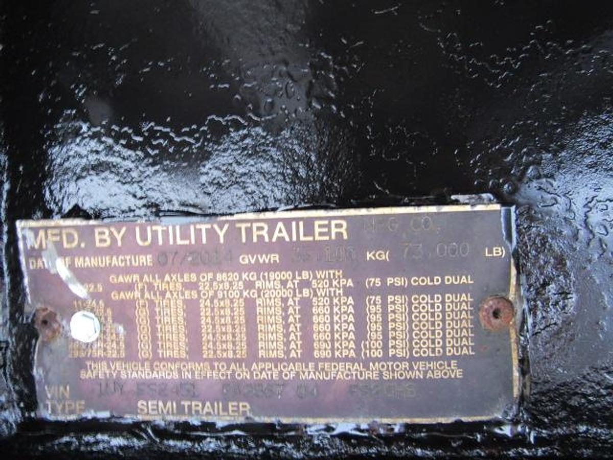 Used 2015 Utility 36 6 X 102 Moffett Trailer