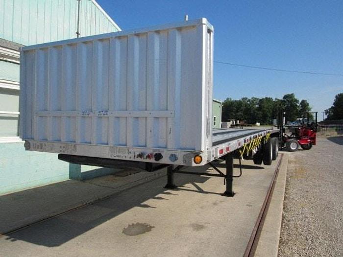 Used 2013 Utility 45' X 102 Aluminum/Steel Combo Flatbed Princeton/Moffett Trailer