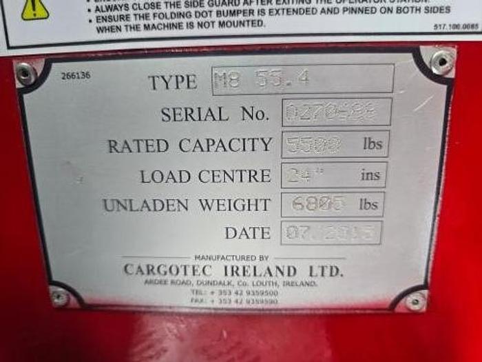 Used 2015 Moffett M8 55.4  4 Way