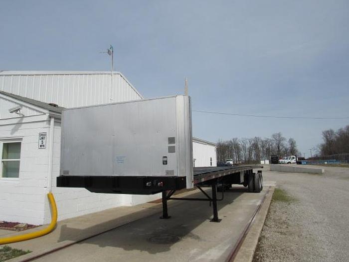 Used 2015 Great Dane Trailers 48' X 102" Flatbed Moffett Trailer