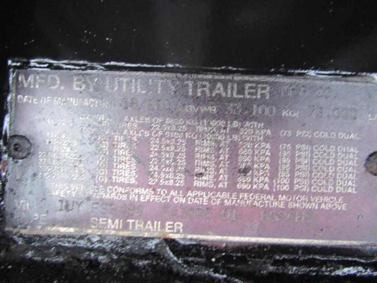 Used 2015 Utility 48' X 102 Princeton/Moffett Trailer