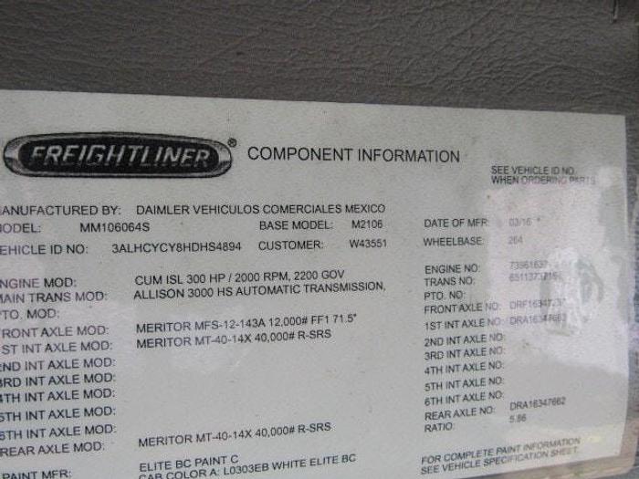 Used 2017 Freightliner M2 106