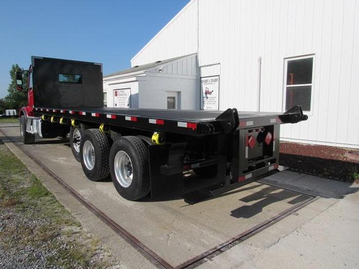 Used 2016 VOLVO VHD FLATBED TRUCK W/UNIVERSAL MOFFETT/PRINCETON MOUNTING KIT