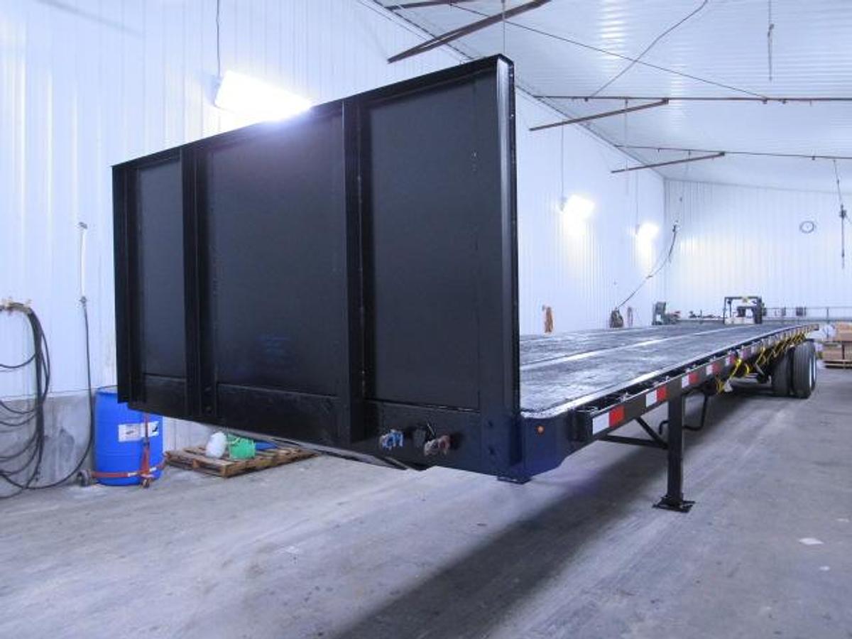 Used 2015 Great Dane Trailers 48' X 102" Flatbed Moffett Trailer