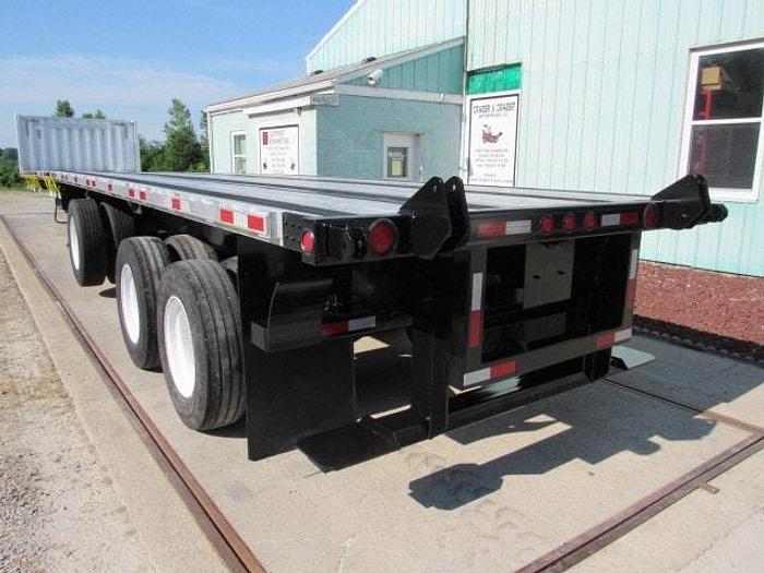 Used 2013 Utility 45' X 102 Aluminum/Steel Combo Flatbed Princeton/Moffett Trailer