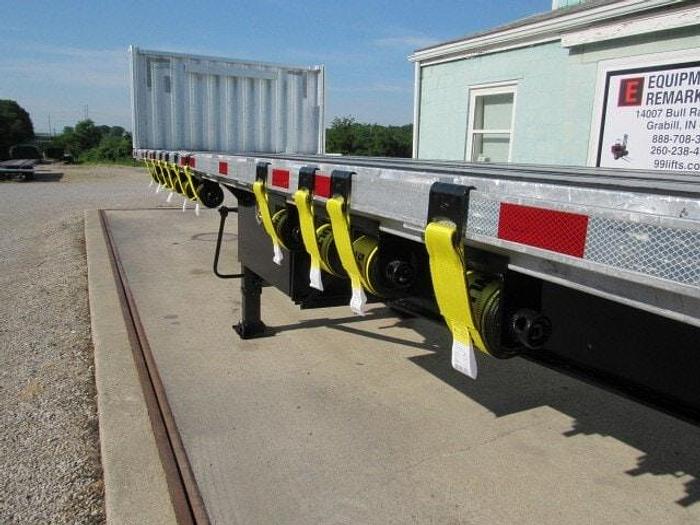 Used 2013 Utility 45' X 102 Aluminum/Steel Combo Flatbed Princeton/Moffett Trailer