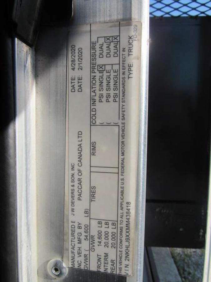 Used 2021 Kenworth T370 Flatbed Truck