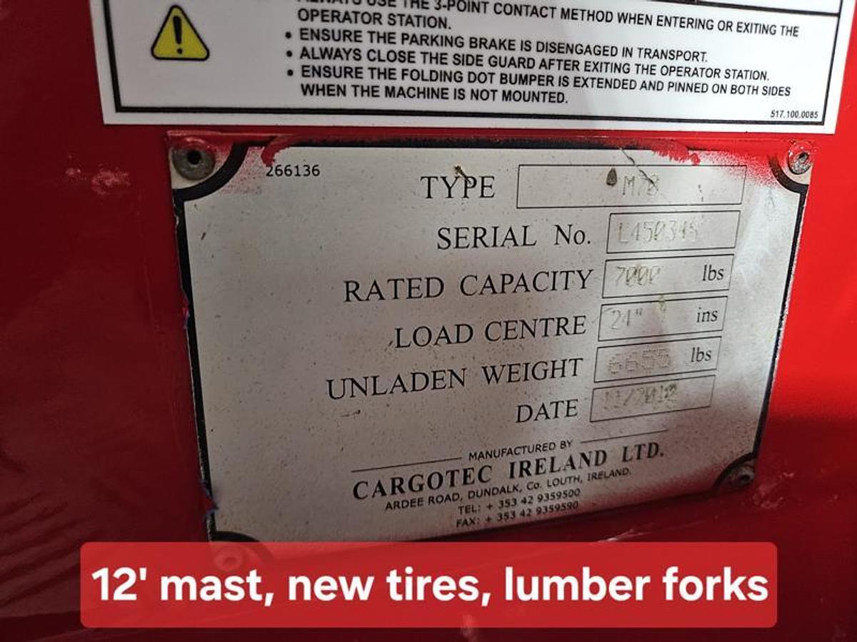 Used 2012 Moffett M70