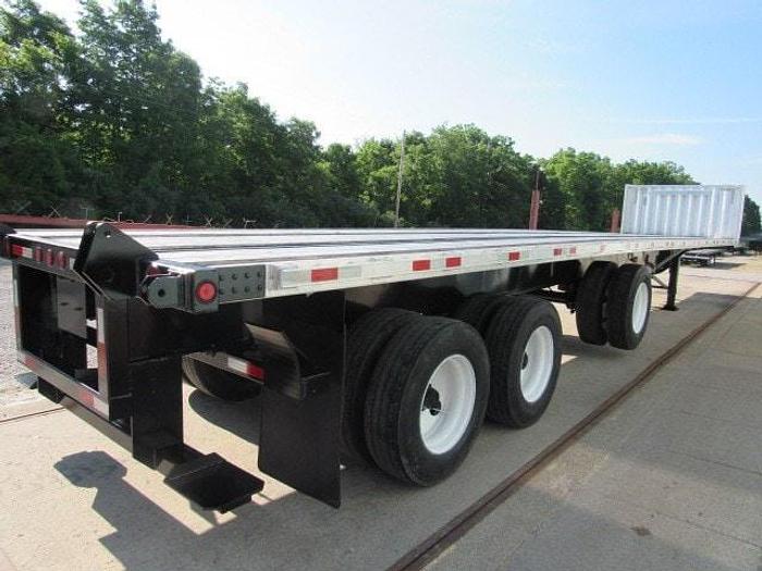 Used 2013 Utility 45' X 102 Aluminum/Steel Combo Flatbed Princeton/Moffett Trailer