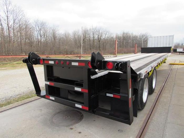 Used 2016 Utility 48' X 102" Alum/Steel Combo Step Deck Trailer Forklift Mount.