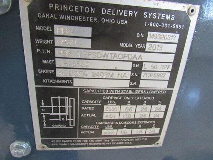 Used 2013 Princeton PBX EXTENDED REACH