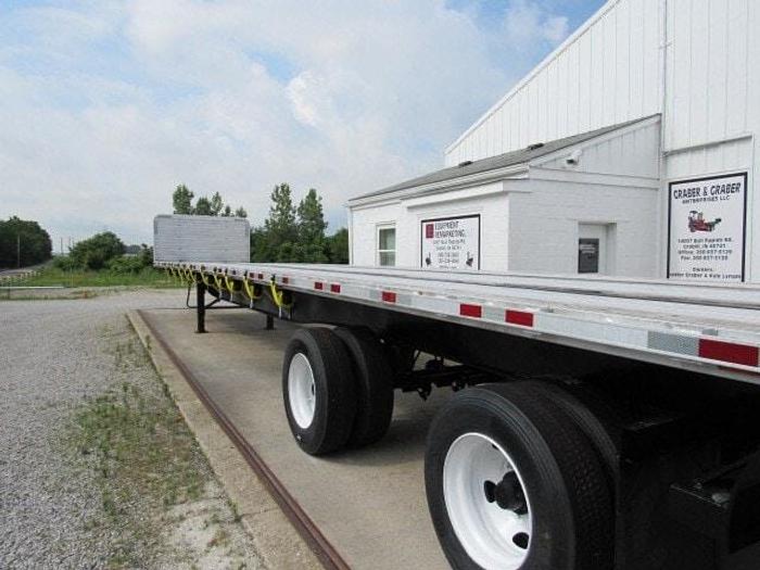 Used 2012 Utility 48' X 102  Flatbed Princeton/Moffett Trailer