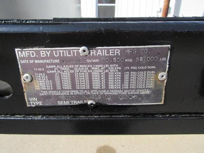 Used 2013 Utility 48' X 102 Princeton/Moffett Trailer