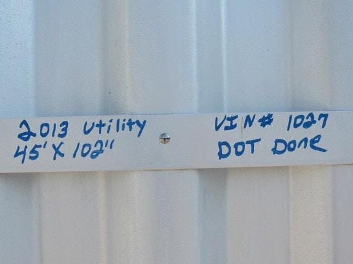 Used 2013 Utility 45' X 102 Aluminum/Steel Combo Flatbed Princeton/Moffett Trailer