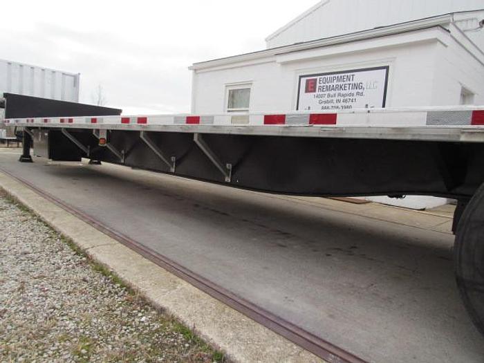 Used 2016 Utility 48' X 102" Alum/Steel Combo Step Deck Trailer Forklift Mount.