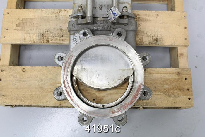 Used True Line 8" Air Operated Knife Gate Valve #41951