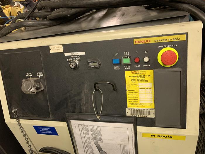 Used FANUC M900iA/260L 6 AXIS CNC ROBOT WITH R30iA CONTROLLER 260KG X 3100mm REACH
