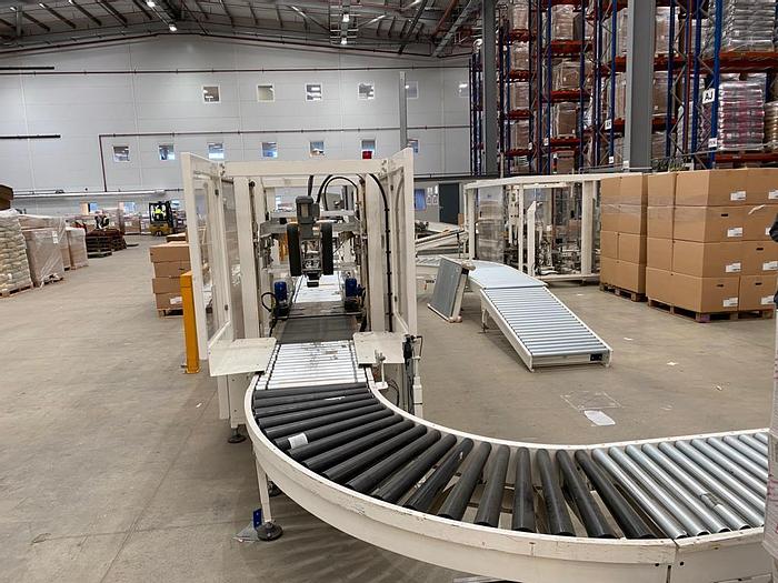 Used 2016 LINKX Complete carton / box forming, packing, sealing / gluing system