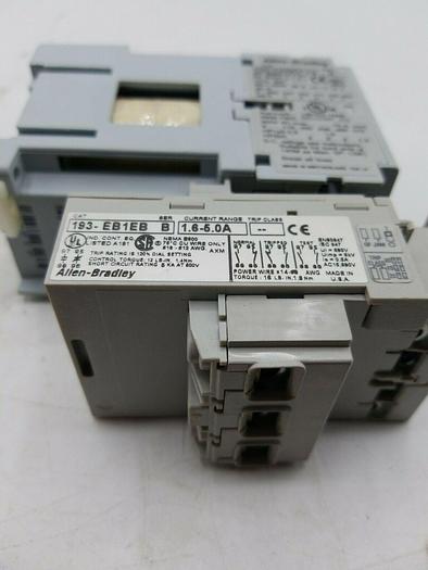 Used ALLEN-BRADLEY 100-C09D*10 Ser A, 193-EB1EB Ser B