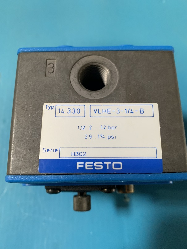 Used festo slow start valve 14330 vlhe-3-1/4-b