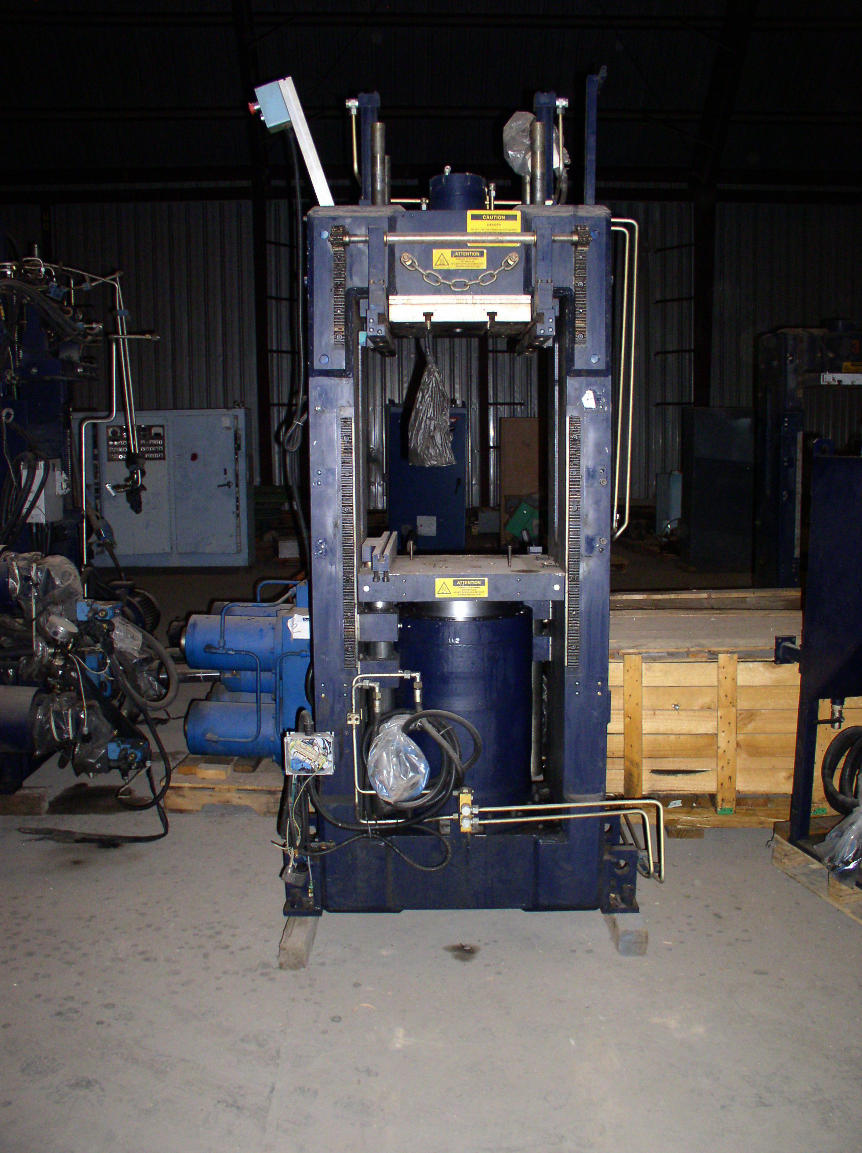 Used 200 Ton Rutil Up-Acting Hydraulic Press; Housing Type; Mfg. 2005; Low Profile; P.O.R.