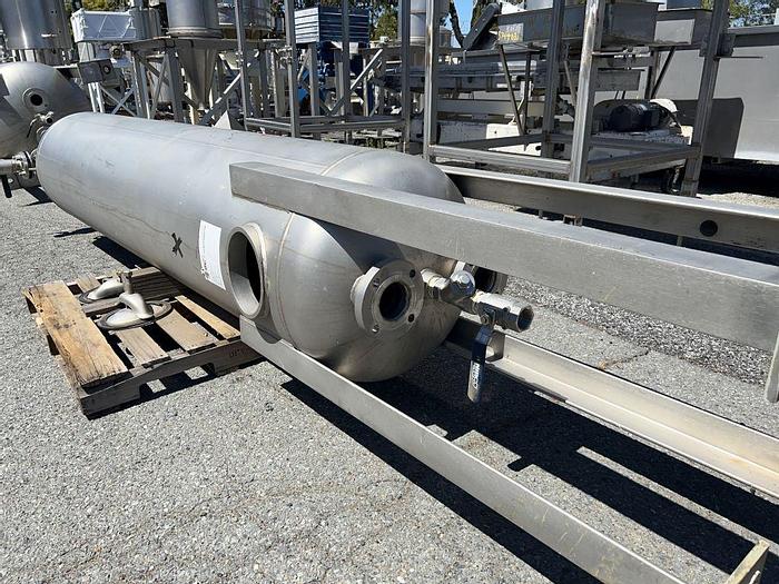 Used Tank, 190 Gallon, S/st, 55 PSI, DT/DB, Morfab #S744616