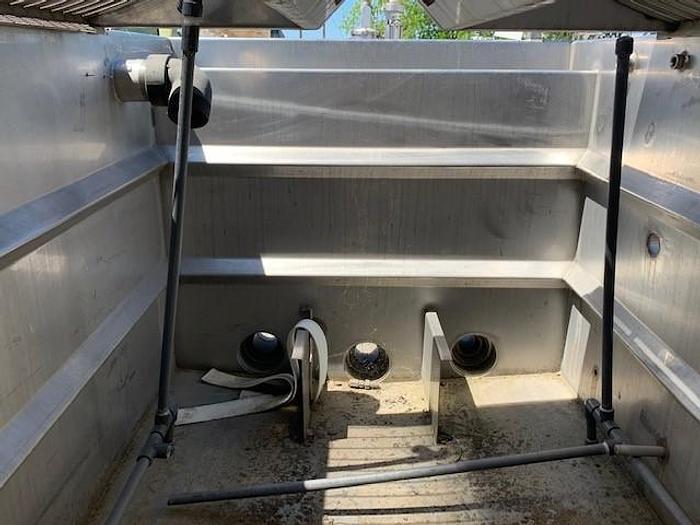 Used Double Sided Parabolic Screen with Recovery Tank