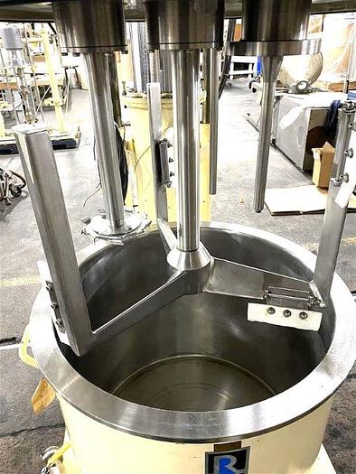 Used 40 GALLON ROSS TRIPLE SHAFT MIXER - S/S - VACUUM - JACKETED