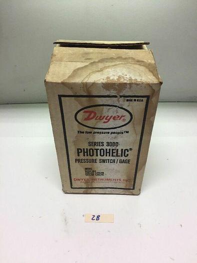 New! DWYER Photohelic Pressure Switch/Gage SERIES 3000 Warranty!