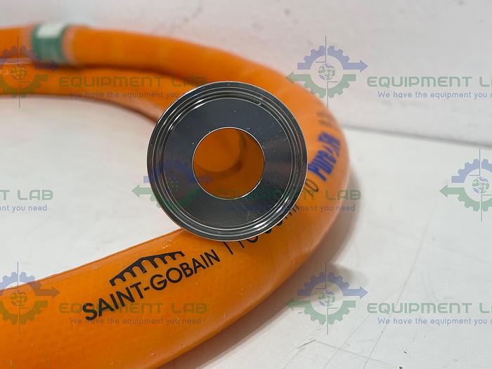 Used Saint Gobain HOSSMP-16 Pure Fit 96" Hose w/ 1" Sanitary Fitting 125PSI at 20°C