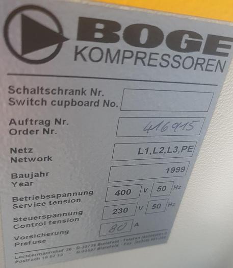 Gebraucht Schraubenkompressor Boge S 40