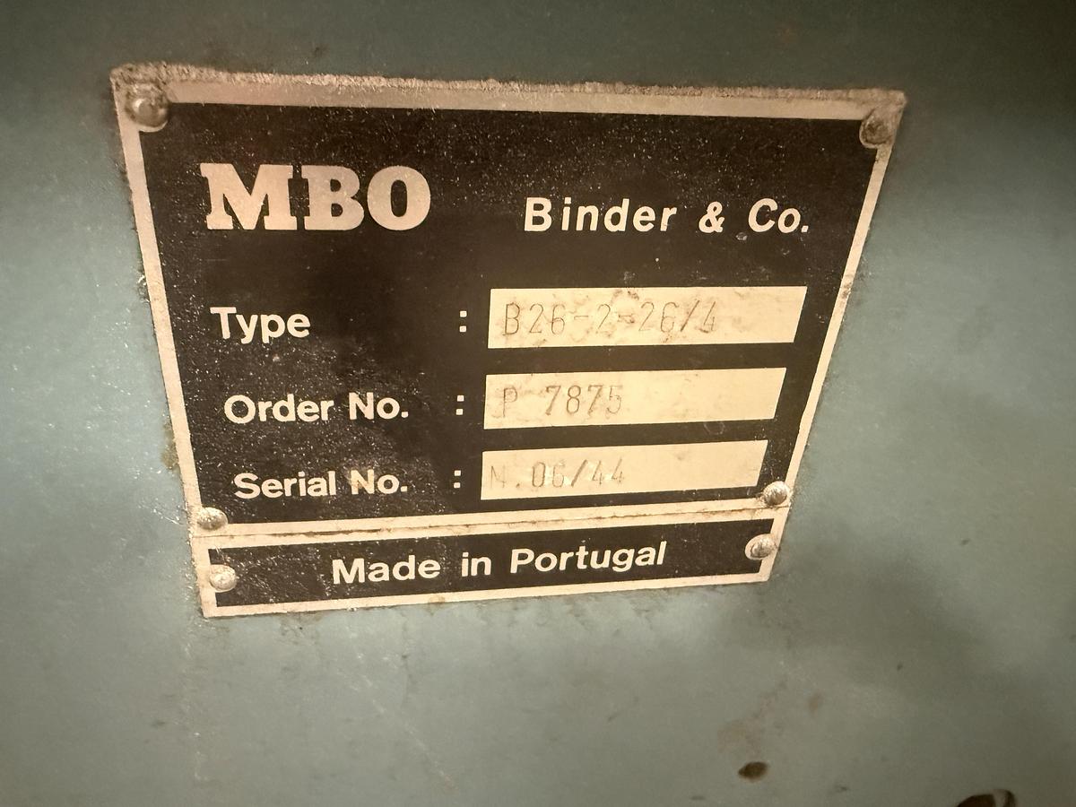 Used MBO B26-C 4/4 Folder
