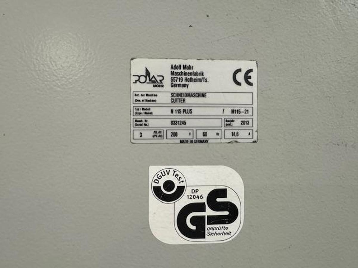 Used 2013 Polar N115 Plus