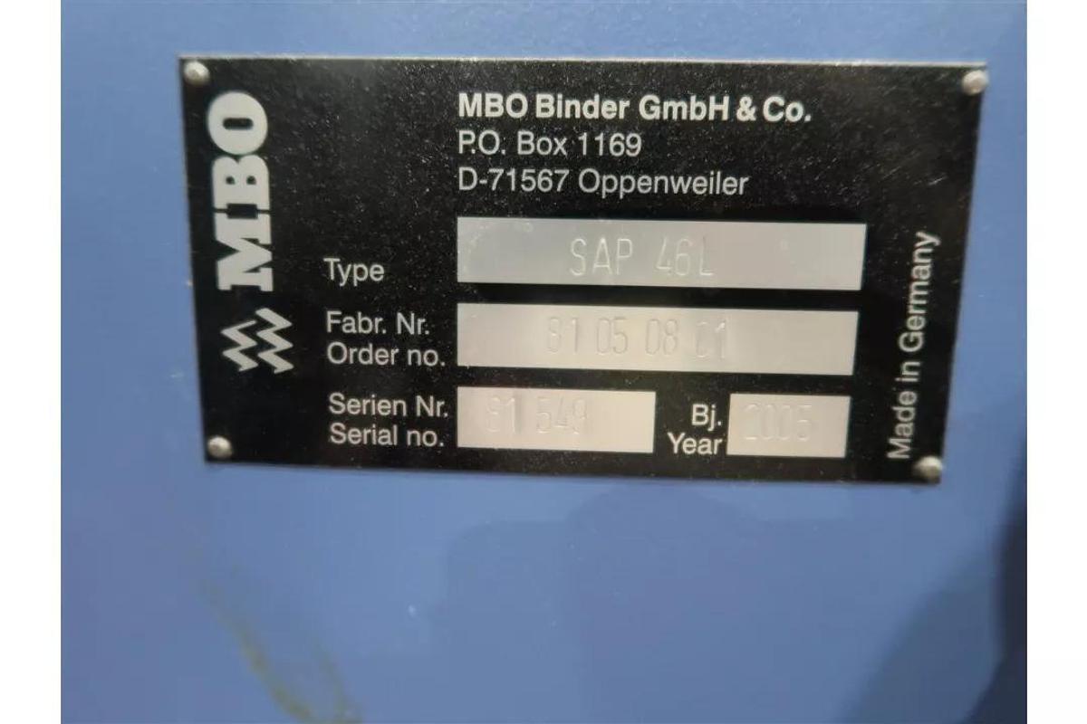 Used MBO B26 Continuous Feed 4/4 Folder w/ A76 Delivery
