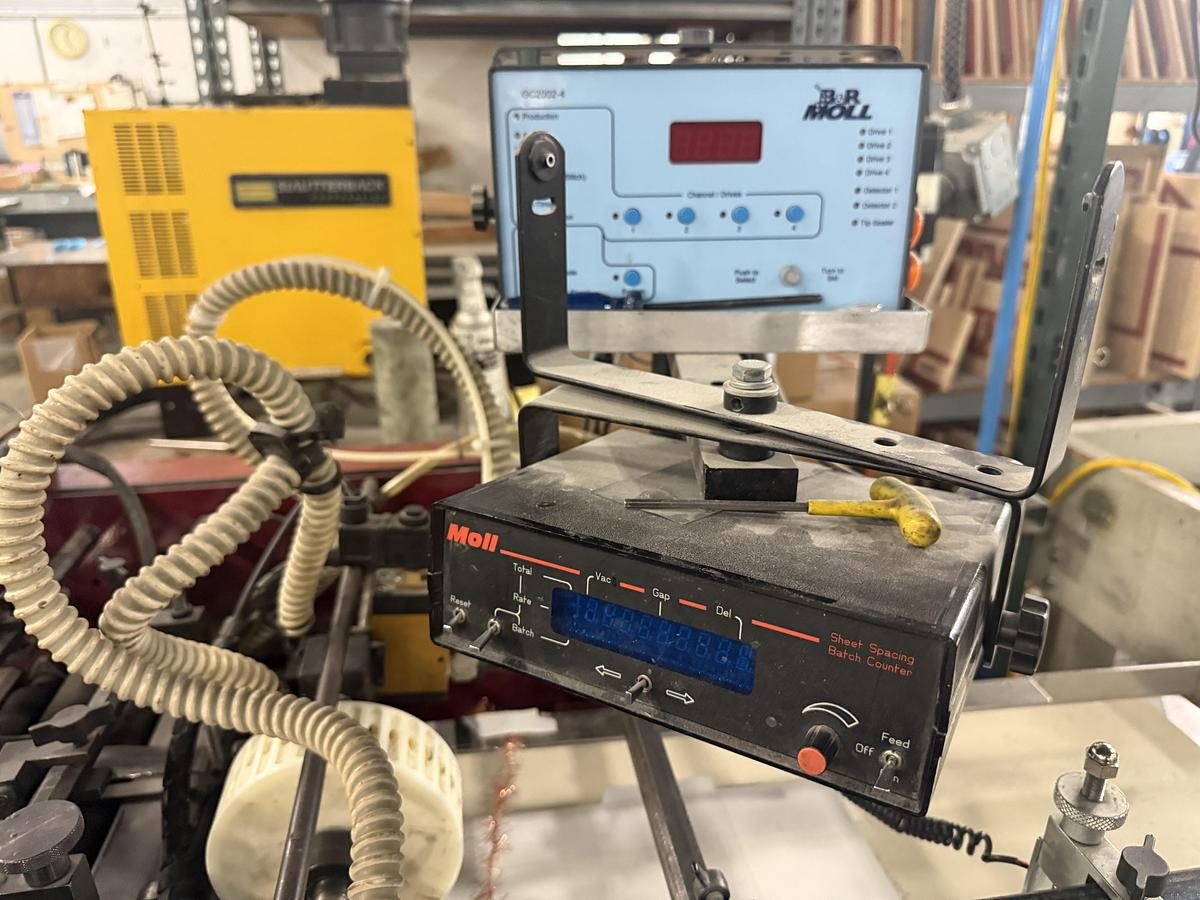 Used B&R Moll Marathon Folder Gluer w/ Final Fold Section