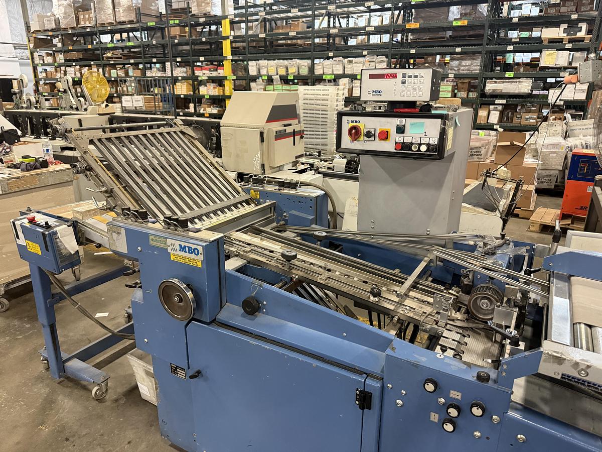 Used MBO B21-C 21” Continuous Feed Sheetfed Paper Folder