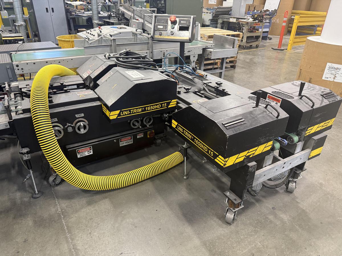 Used Rock-Built Uni-Trim 1650HD In-Line 4 Knife Trimming System