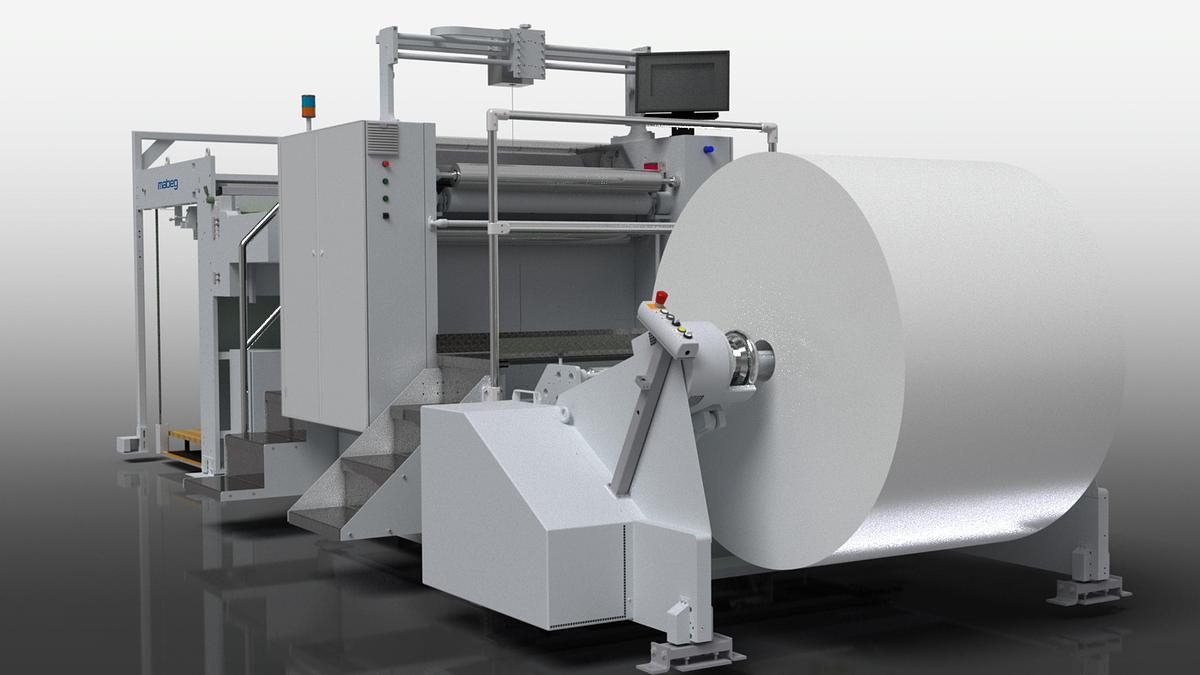 Mabeg RS 106X – RC – 1S Standalone Reel Sheeter