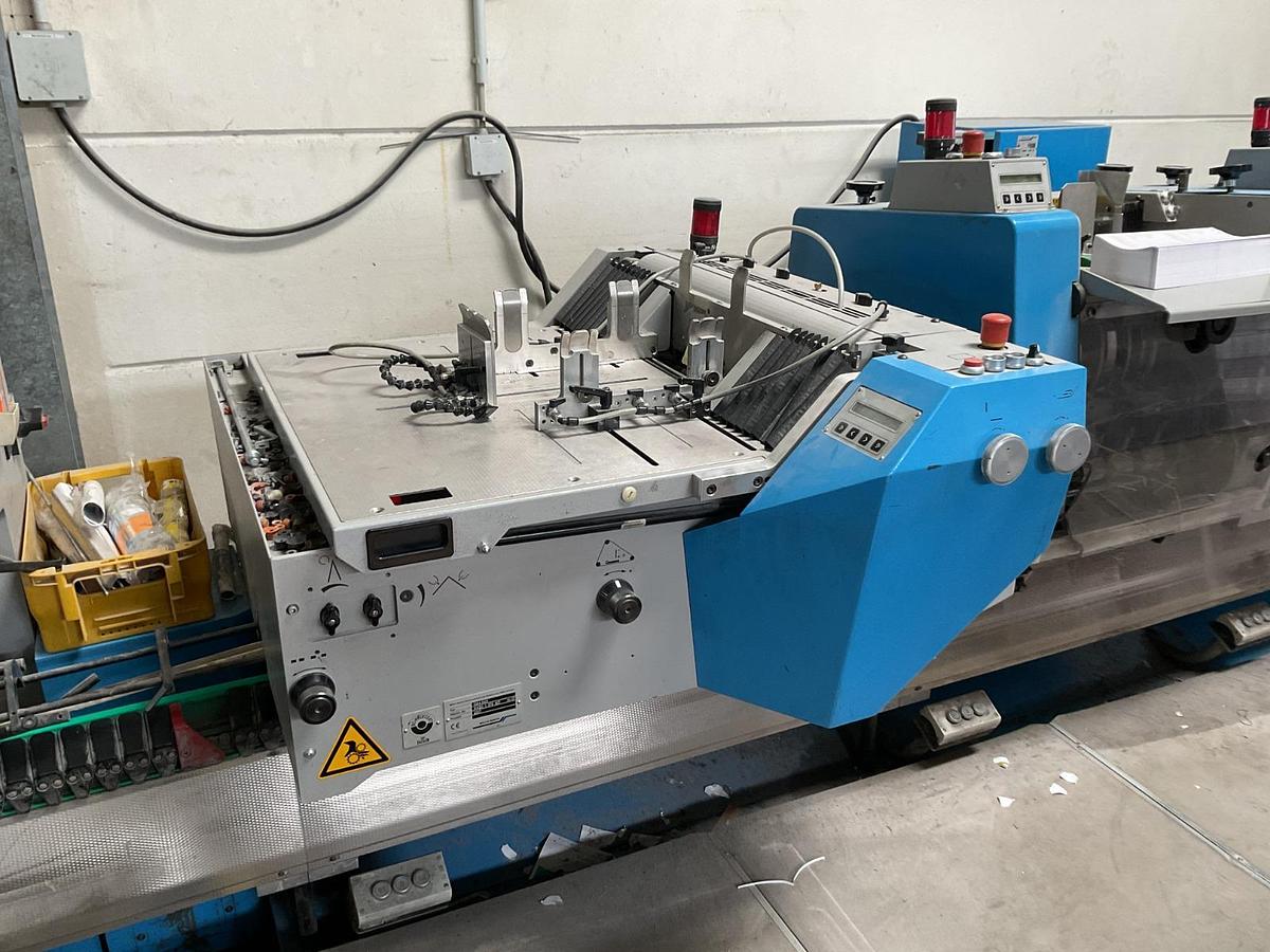 Used 2007 Muller Martini Prima Plus Amrys Fully Automatic Saddle Stitcher
