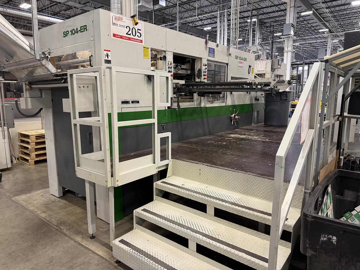 Used 2003 Bobst 104-ER Die Cutter w/ Blanking