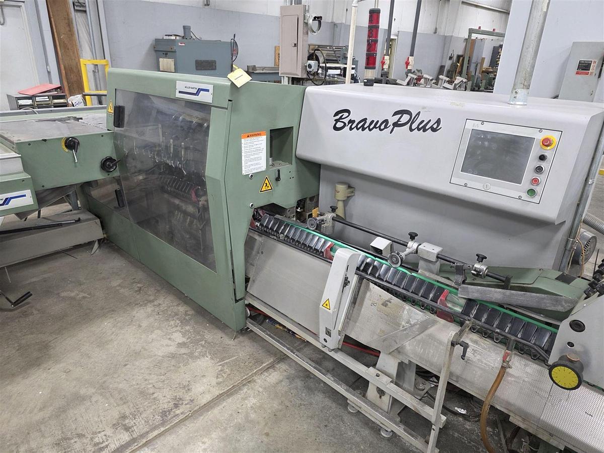 Used 2002 Muller Martini Bravo Plus Saddle Stitcher
