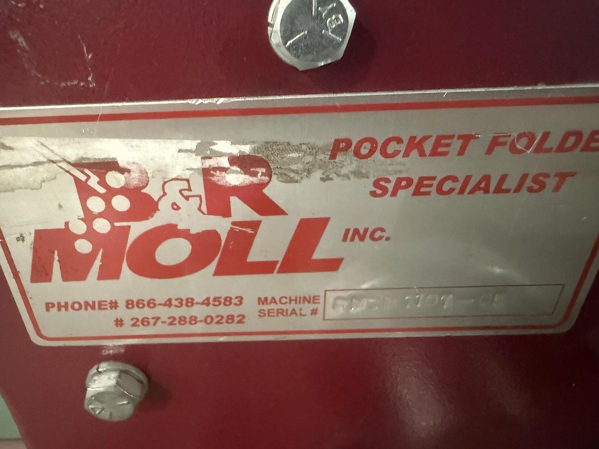 Used B&R Moll Marathon Folder Gluer w/ Final Fold Section