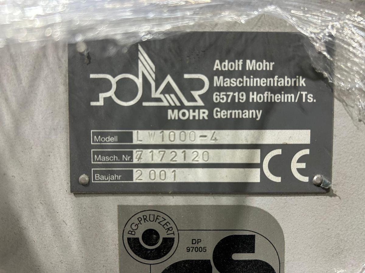 Used 2001 Polar 137 XT Autotrim Full Cutting Line