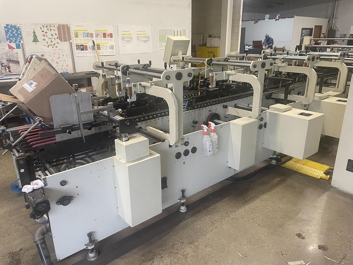 Used 2007 Brausse TA1100 C4/6 Automatic Folder Gluer w/ Autobottom, 4 & 6 Corner
