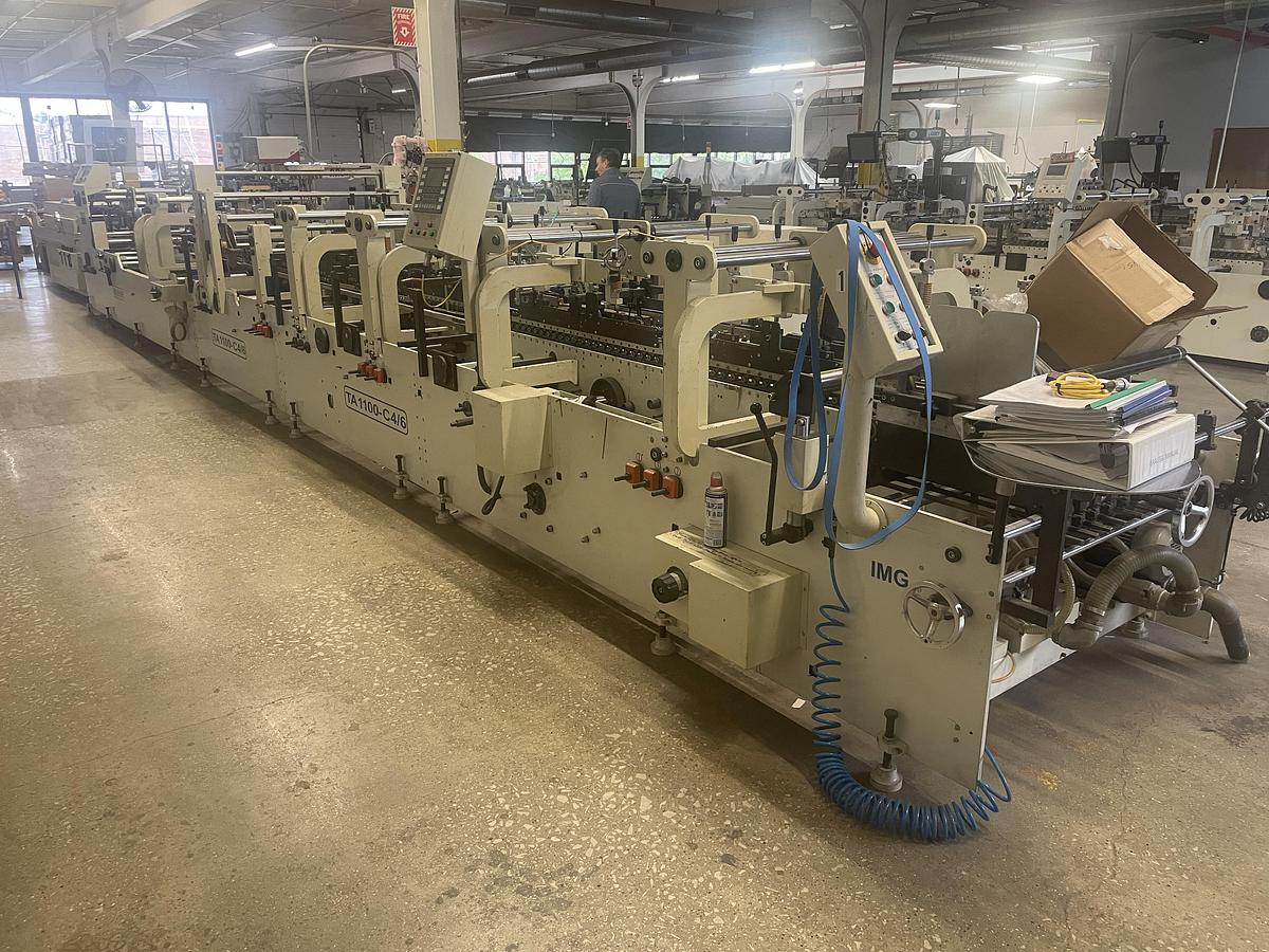 Used 2007 Brausse TA1100 C4/6 Automatic Folder Gluer w/ Autobottom, 4 & 6 Corner