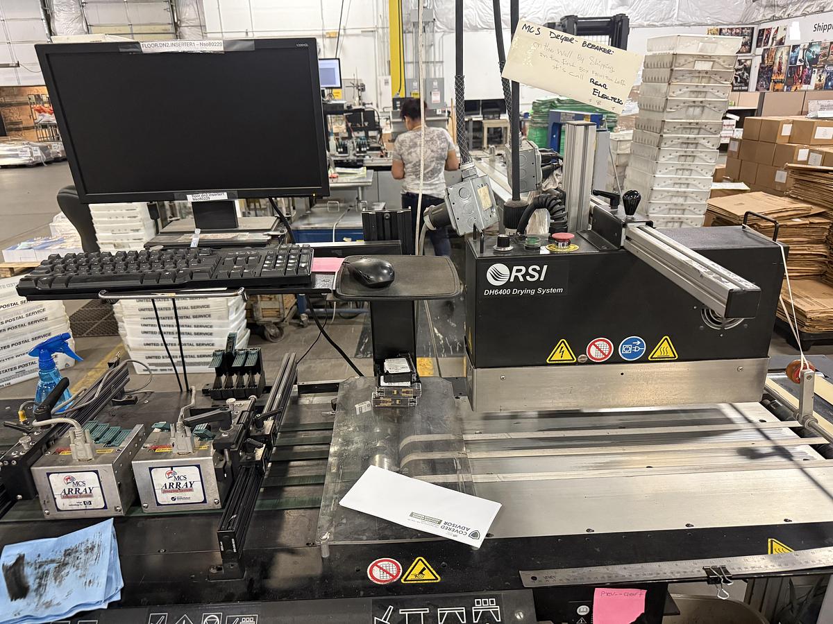 Used MCS Array Inkjet Imaging Line