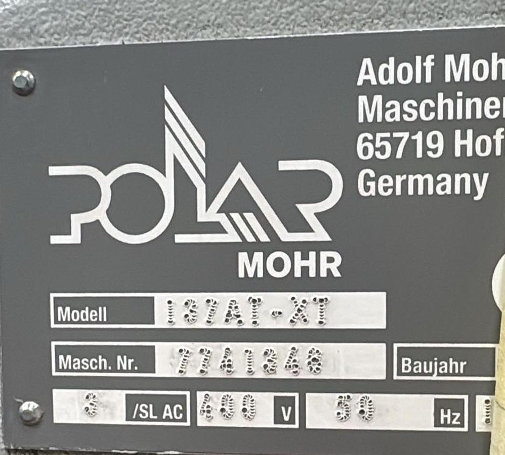 Used 2007 Polar 137 XT-AT 54" Programmable Guillotine Paper Cutter