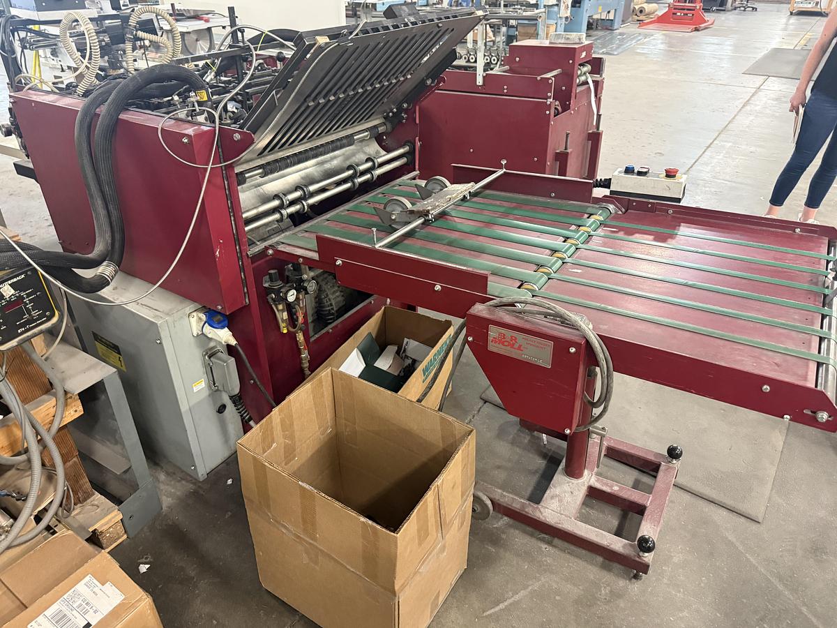 Used B&R Moll Marathon Folder Gluer w/ Final Fold Section