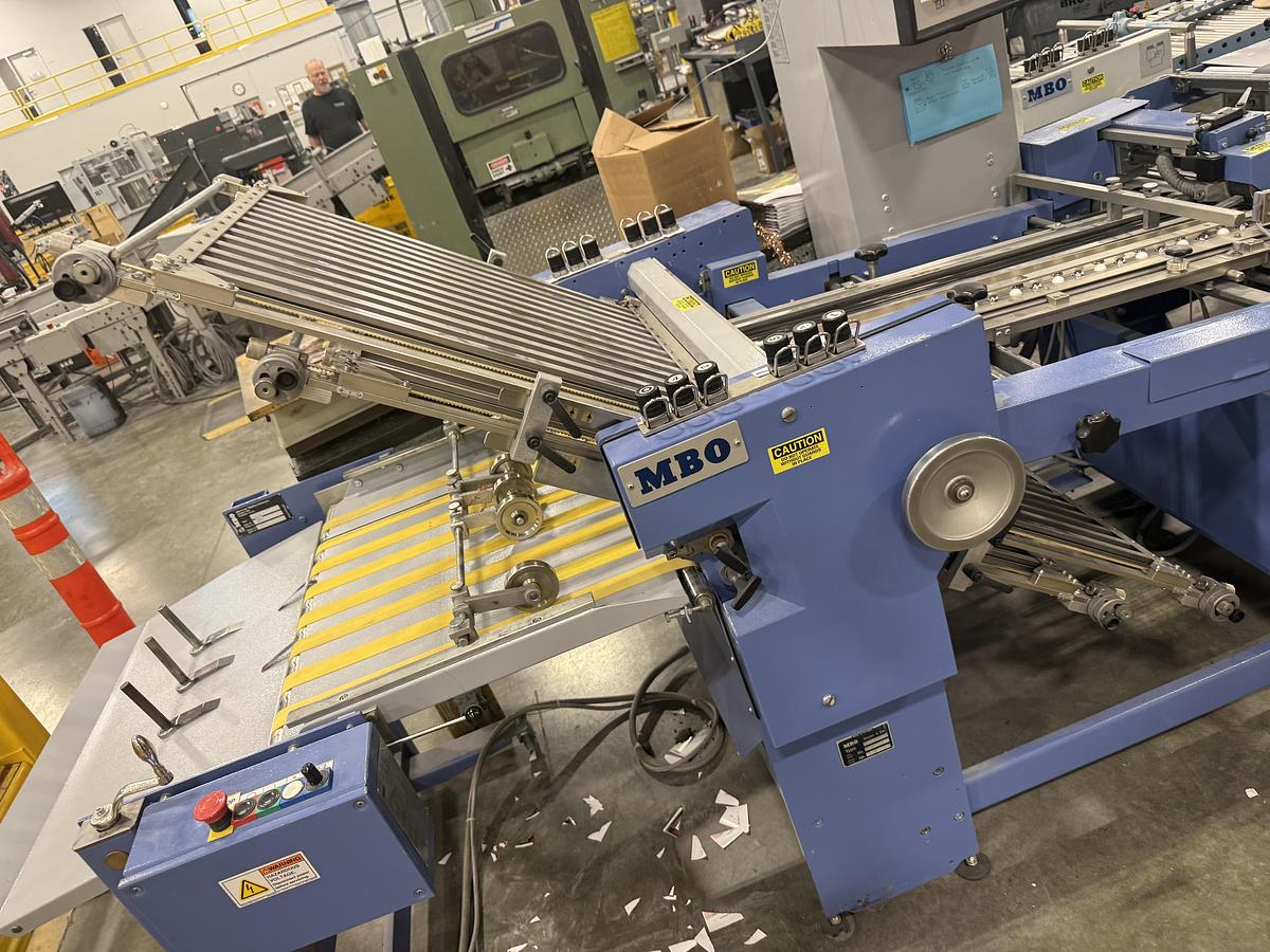Used 2004 MBO B26 Continuous Feed 4/4 Folder w/ A76 Delivery