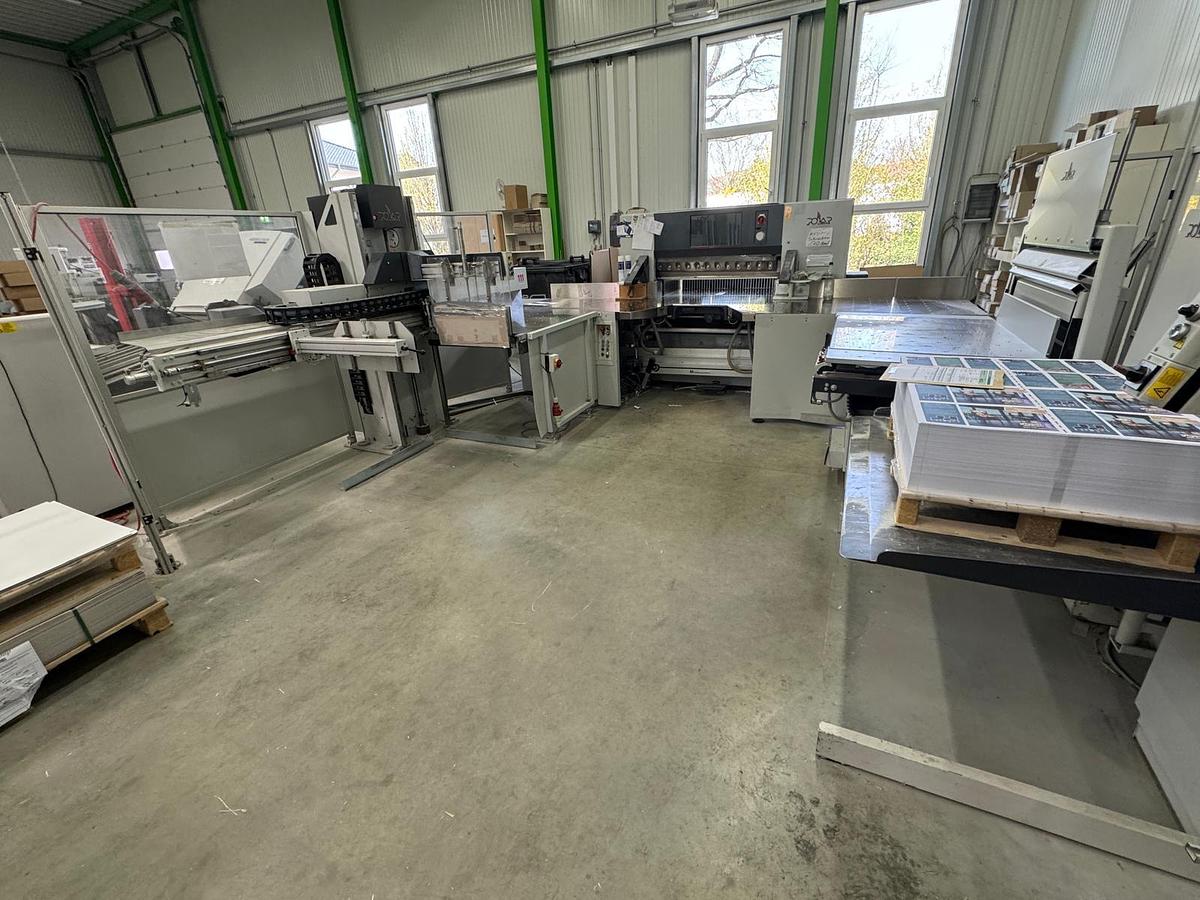 Used 2018 Polar 115N Autotrim Guillotine Paper Cutting Line